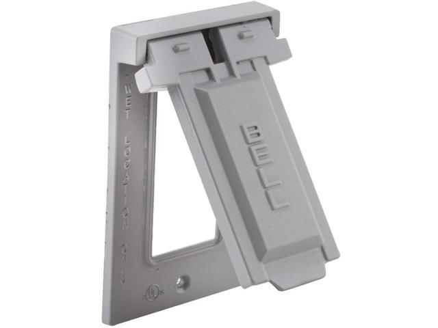 Bell Weatherproof Cover,Die-Cast Zinc,Gray 5103-0