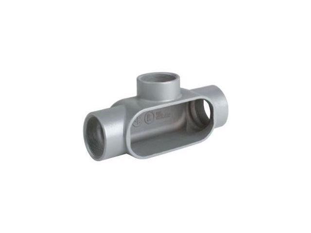 HUBBELL KILLARK T47 Conduit Outlet Body,Iron,1-1/4 In.