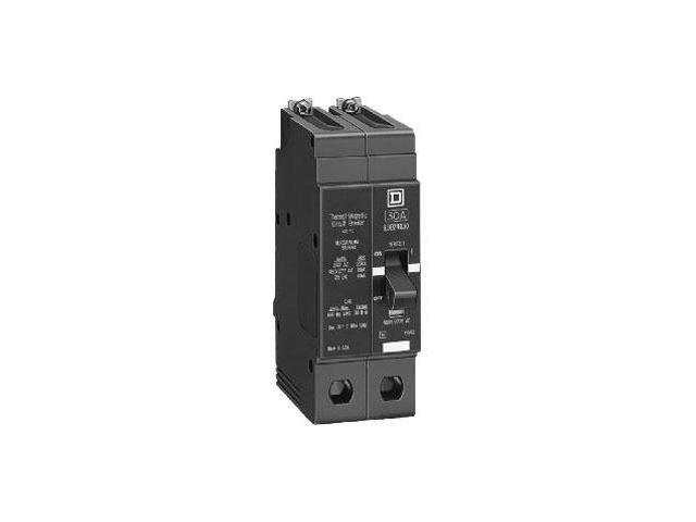 SQUARE D EDB24020 Miniature Circuit Breaker, E FRAME Series, 20A, 2 Pole,
