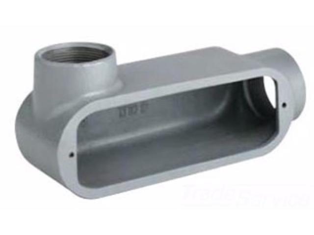 HUBBELL KILLARK OLL-4M Conduit Outlet Body,Iron,LL,1-1/4 In.