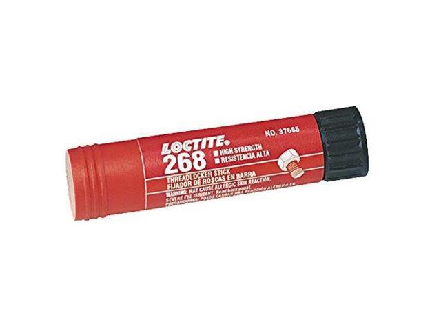 LOCTITE 826036 Threadlocker, LOCTITE 268, Red, High Strength, Solid, 0.32 oz