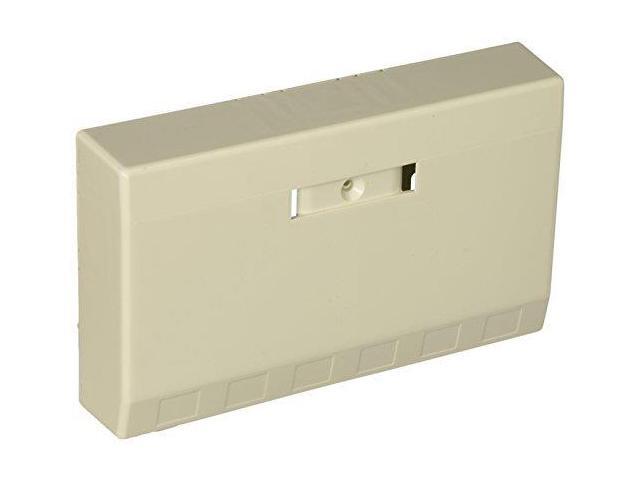 HUBBELL PREMISE WIRING HSB6OW Surface Mount Box,6 Ports,Office White