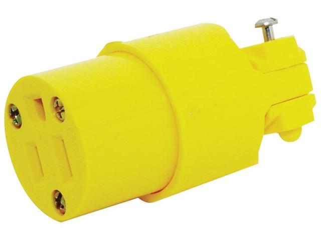 Cooper Wiring 4887 2-Pole Cord Connector-3-WIRE VINYL CONNECTOR