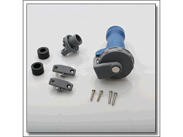 HUBBELL WIRING DEVICE-KELLEMS HBL320C6W Watertight Pin & Sleeve Connector, 20