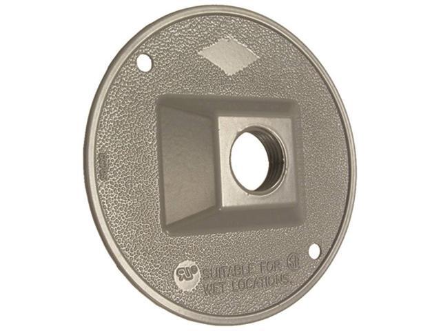 Bell Weatherproof 5193-5 Weatherproof Gray Round Lampholder Cover