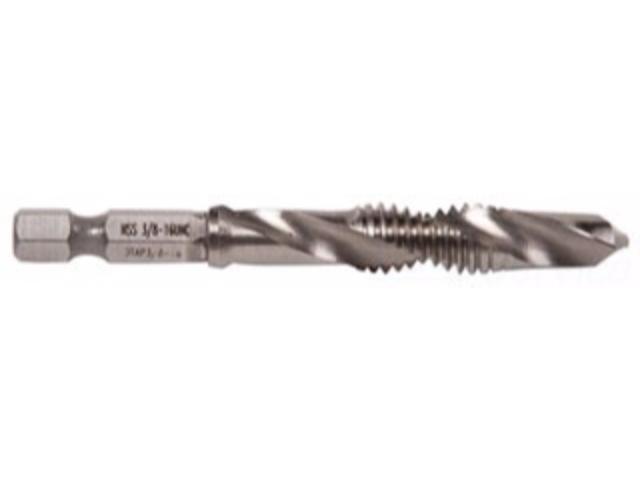 Greenlee - DTAP3/8-16 - 3/8 - Split point With Web Thinning - 1/4' Quick Change Hex