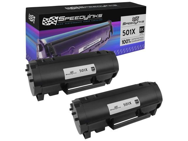 Speedy Inks - 2PK Compatible 50F1X00 Extra High Yield Black Laser Toner Cartridge