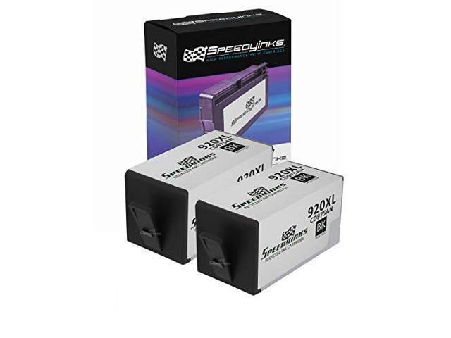 Speedy Inks Remanufactured Ink Cartridge Replacement for HP 920XL High-Yield (Black, 2-Pack) Compatible with OfficeJet 6000 6500 6500a 6500a Plus.