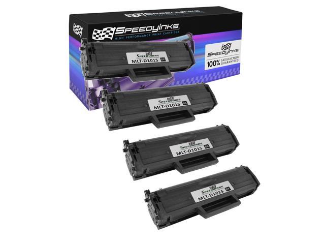 speedy inks 4pk compatible for samsung 101s mltd101s 101 black laser toner cartridge for use in ml2165w, scx3400f, scx3400fw, scx3405fw, and sf760p