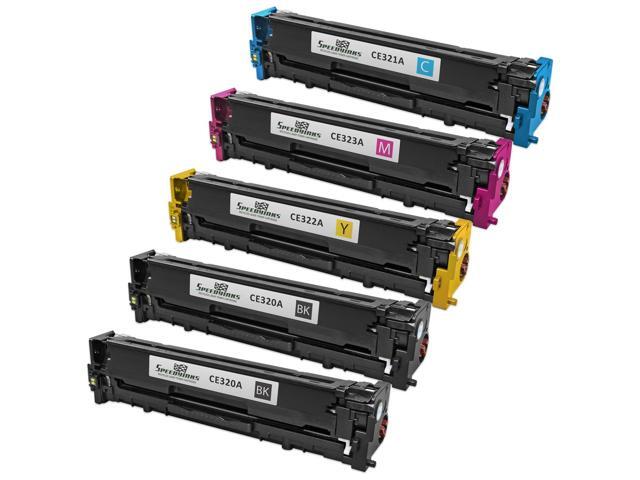 SPEEDYINKS Toner Cartridge Replacement for HP 128A (2 Black, Cyan, Magenta, Yellow, 5-Pack) Compatible with Color LaserJet CM1410fnw CM1415fnw...