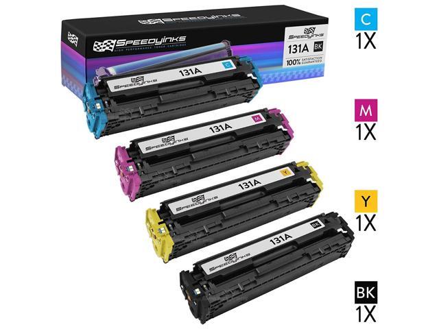 SPEEDYINKS Remanufactured Toner Cartridge Replacement for HP 131A (2 Black, 1 Cyan, 1 Yellow, 1 Magenta, 5-Pack)