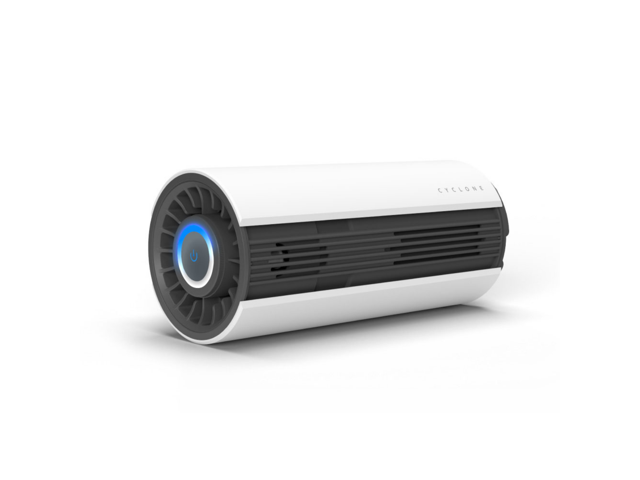 myGEKOgear by Adesso Cyclone O2 Mini HEPA 13 Carbon Filter Air Purifier, Essential Oil, Air Quality Sensor, GUAO2