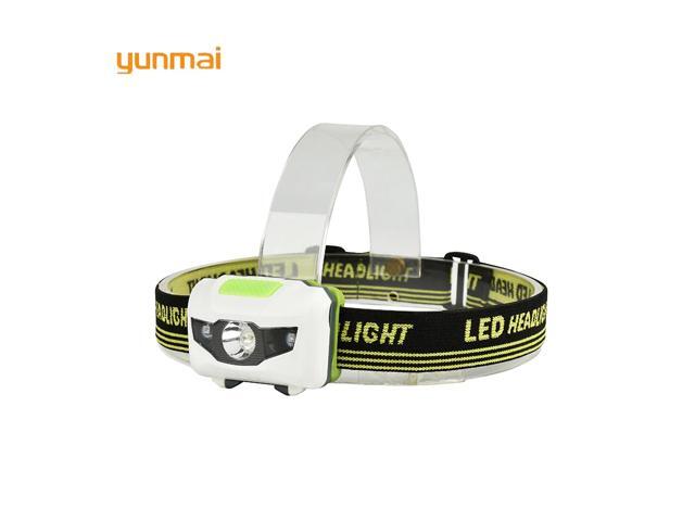 Powerful Mini LED Headlamp 4 Mode Headlamp Waterproof LED Headlight Flashlight white + red light Head lamp Torch light