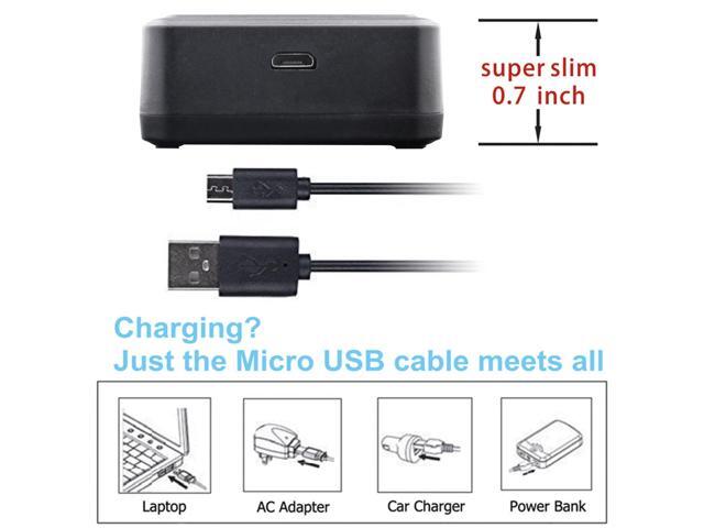 Kastar 1 Pack NP-BX1 Battery and LCD Triple USB Charger Compatible with Sony NP-BX1, Type X, X-Series Rechargeable Battery Pack, Sony BC-CSX,...