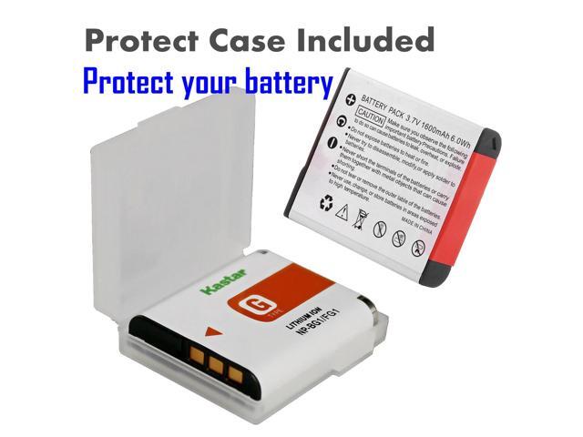 Kastar 4-Pack NP-BG1 Battery and LTD2 USB Charger Replacement for Sony NP-BG1, NP-FG1, G Type Battery, Sony BC-CSG, BC-CSGD, BC-CSGE Charger, Sony...