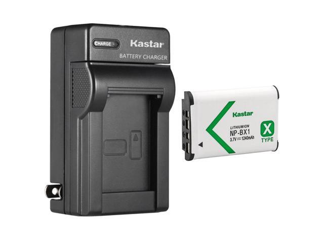 Kastar 1-Pack NP-BX1 Battery and AC Wall Charger Replacement for Sony HDR-AS30, HDR-AS300, HDR-AS50 Action Cam, HDR-AS50R, HDR-CX240, HDR-CX240E,...