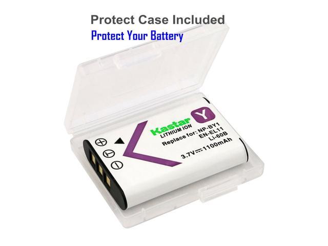 Kastar 2-Pack Battery and LTD2 USB Charger Replacement for Sanyo DB-L70 DBL70 Battery, SANYO Xacti DMX-E10 Xacti VPC-E10 Digital Cameras