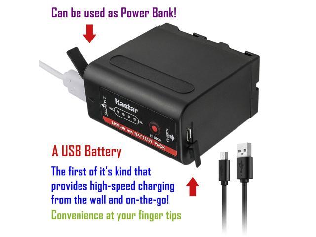 Kastar 4-Pack Battery and AC Wall Charger Replacement for Bosma G1 Pro 8K Camera (MFT)