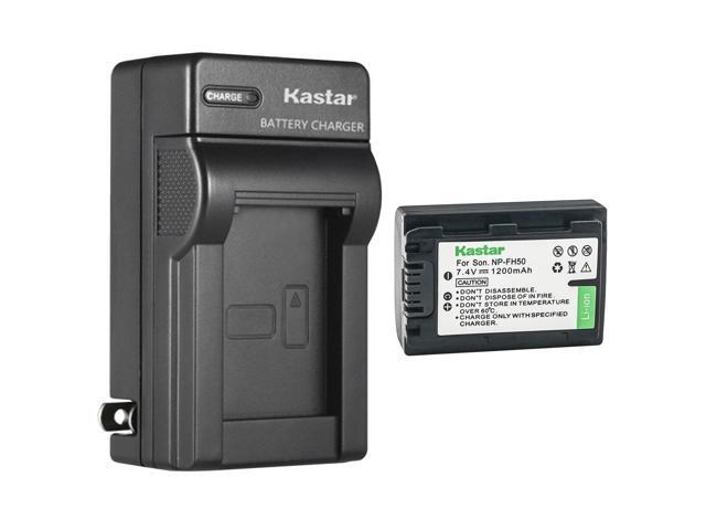 Kastar 1-Pack Battery and AC Wall Charger Replacement for Sony HDR-HC38, HDR-HC48, HDR-HC5, HDR-HC62, HDR-HC7, HDR-HC9, HDR-HC96, HDR-SR10,...