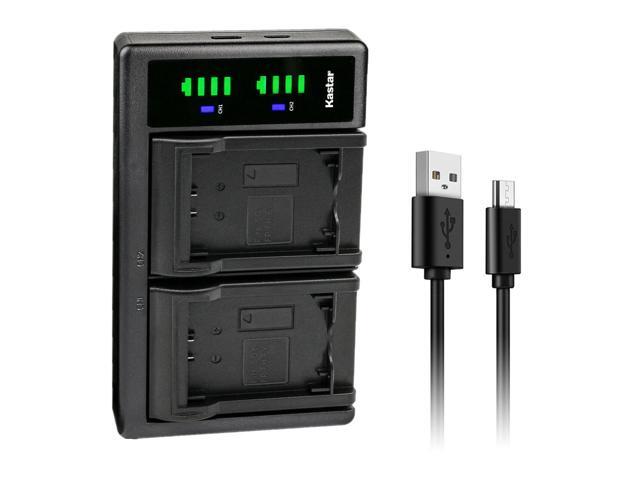 Kastar NP-FH50 LTD2 USB Battery Charger Replacement for Sony HDR-CX6, HDR-CX7, HDR-HC28, HDR-HC3, HDR-HC38, HDR-HC48, HDR-HC5, HDR-HC62, HDR-HC7,...