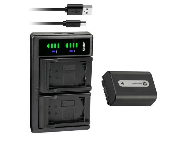 Kastar 1-Pack NP-FH50 Battery and LTD2 USB Charger Replacement for Sony DCR-HC52, DCR-HC53, DCR-HC54, DCR-HC62, DCR-HC65, DCR-HC7, DCR-HC8,...