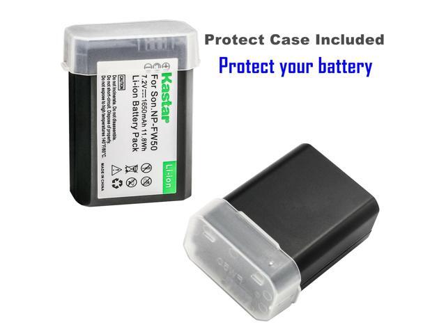 Kastar 1-Pack NP-FW50 Battery and LTD2 USB Charger Replacement for Pixii A1571 Camera, Pixii A2572 Camera, Hasselblad Lunar Mirrorless Digital Camera