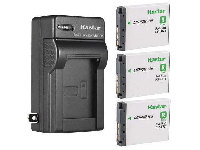 Kastar 3-Pack Battery and AC Wall Charger Replacement for Sony Cyber-Shot DSC-P150, Cyber-Shot DSC-P150/B, Cyber-Shot DSC-P150/L, Cyber-Shot...