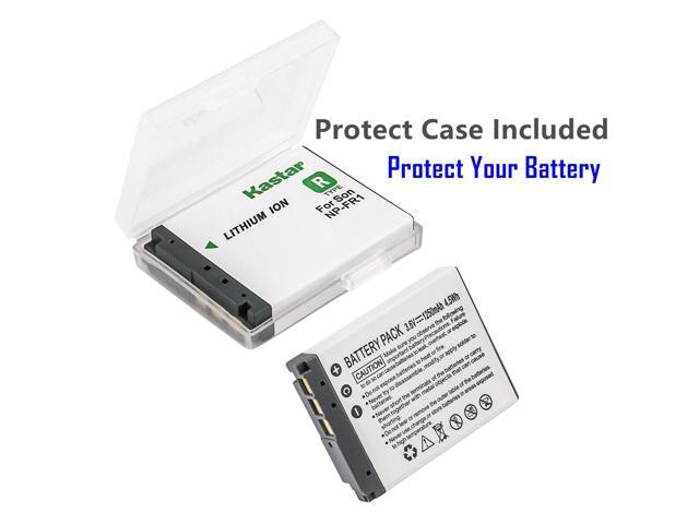 Kastar 2-Pack NP-FR1 Battery and LTD2 USB Charger Replacement for Sony Cyber-Shot DSC-P150/L, Cyber-Shot DSC-P150/S, Cyber-Shot DSC-P200,...