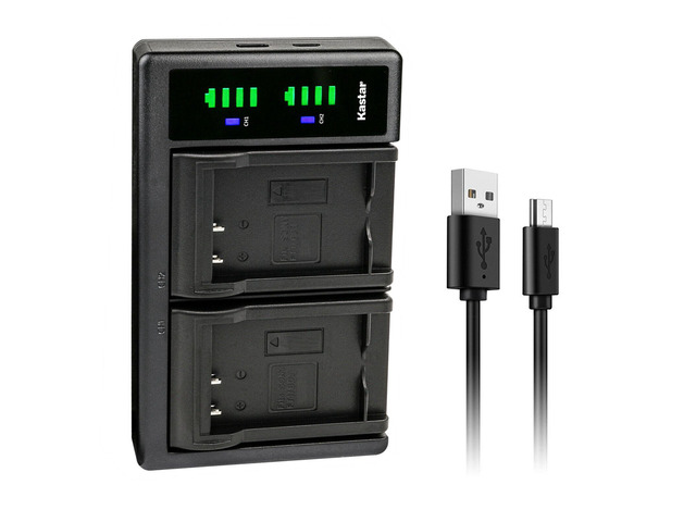 Kastar LTD2 USB Battery Charger Replacement for Sony NP-FR1 Battery, BC-CS3, BC-CSD Charger, Cyber-Shot DSC-G1 DSC-V3 DSC-F88 DSC-P100 DSC-P120...