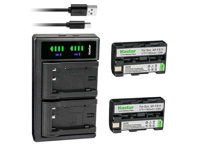 Kastar 2-Pack NP-FS11 Battery and LTD2 USB Charger Replacement for Sony DSC-F55, DSC-F55V, DSC-P1, DSC-P20, DSC-P30, DSC-P50 Cameras Kastar 2-Pack NP-FS11 Battery and LTD2 USB Charger Replacement for Sony DSC-F55, DSC-F55V, DSC-P1, DSC-P20, DSC-P30, DSC-P50 Cameras