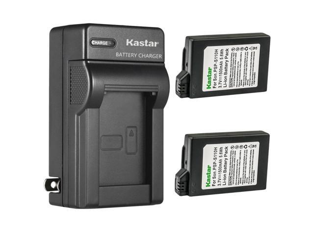 Kastar 2-Pack PSP110 Battery and AC Wall Charger Replacement for Sony PSP-110 Battery, Sony Video Game PSP Playstation PSP-1010, PSP Fat, PSP-1000,...