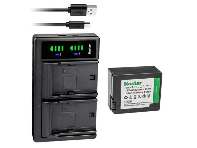 Kastar 1-Pack NP-FF70 Battery and LTD2 USB Charger Compatible with Sony DCR-IP5E DCR-IP7 DCR-IP7BT DCR-IP7E DCR-PC106 DCR-PC106E DCR-PC107...