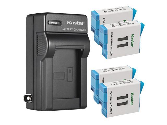 Kastar 4-Pack Battery and AC Wall Charger Replacement for GoPro ADDBD-211 ADBAT-001 ADDBD-001 Battery, GoPro HERO11 HERO 11 Black Action, GoPro...