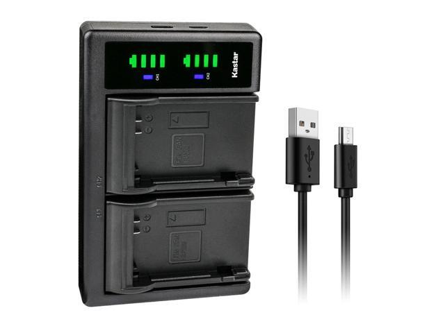 Kastar LTD2 USB Battery Charger Replacement for Canon DC220, DC230, iViS DC22, iViS DC50, iViS DC200, Elura 100, FVM300, IXY DVS1, MVX1Si, MVX430,...