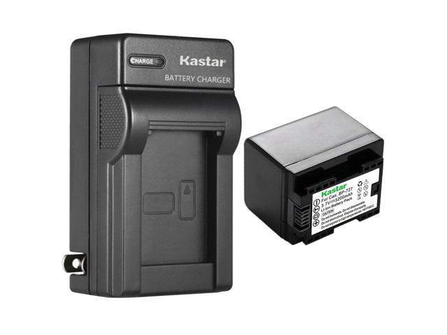 Kastar 1-Pack BP-727 BP727 Battery and AC Wall Charger Compatible with Canon VIXIA HF R70 HFR70, VIXIA HF R72 HFR72, VIXIA HF R80 HFR80, VIXIA HF...