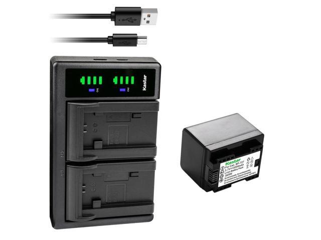 Kastar 1-Pack Battery and LTD2 USB Charger Replacement for Canon VIXIA HF R72 HFR72, VIXIA HF R80 HFR80, VIXIA HF R82 HFR82, VIXIA HF R300 HFR300,...