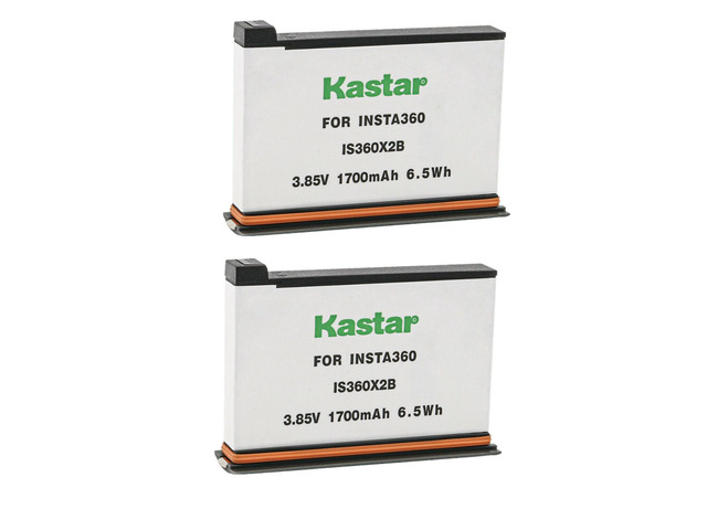 Kastar Battery 2-Pack Replacement for Insta 360 ONE X2 Rechargeable Lithium Polymer Battery, Insta360 ONE X2 Action Camera (Non-Waterproof) Camera