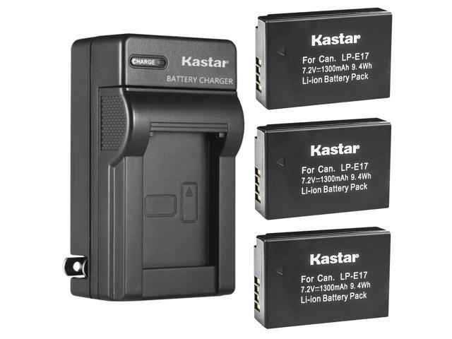 Kastar 3-Pack Battery and AC Wall Charger Replacement for Saramonic VmicLink5 HiFi Wireless Microphone Systems