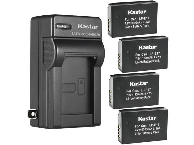 Kastar 4-Pack Battery and AC Wall Charger Replacement for Saramonic VmicLink5 HiFi Wireless Microphone Systems