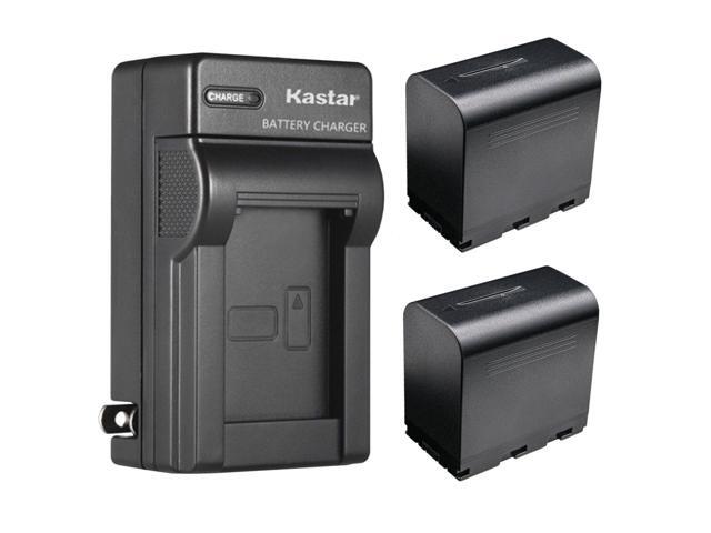 Kastar 2-Pack SSL-JVC70 Battery and AC Wall Charger Compatible with JVC SSL-JVC50, SSL-JVC70, SSL-JVC75, BN-S8I50 Battery, JVC GY-LS300,...