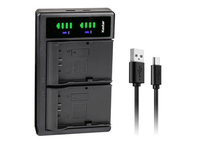 Kastar SSL-JVC70 LTD2 USB Battery Charger Replacement for JVC GY-HMQ10, GY-HMQ10E, GY-HM200, GY-HM200U, GY-HM200HW, GY-HM200SP, GY-HM200SP SPORTS,...