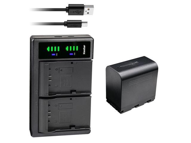 Kastar 1-Pack SSL-JVC70 Battery and LTD2 USB Charger Replacement for JVC SSL-JVC50, JVC SSL-JVC70, JVC SSL-JVC75, JVC BN-S8I50 Battery, DT-X...