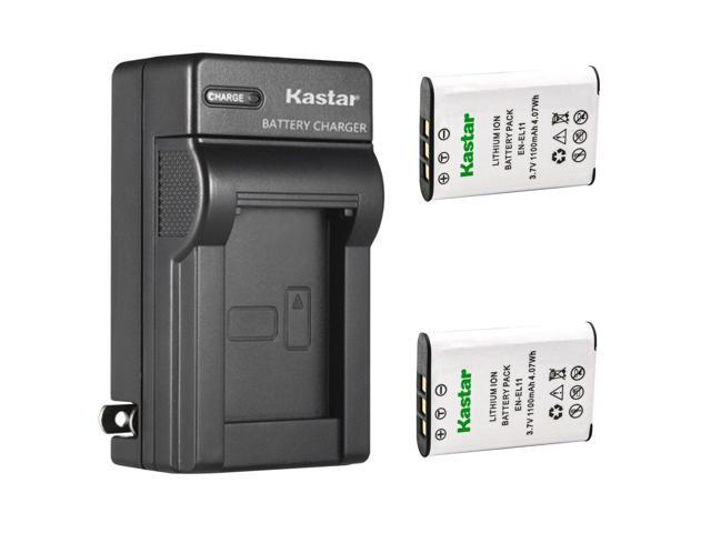 Kastar 2-Pack Battery and AC Wall Charger Replacement for Pentax D-LI78 Battery, Pentax D-BC78 Charger, Pentax Optio L50, Optio M50, Optio M60,...