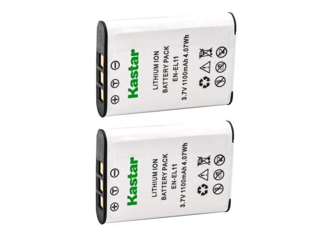 Kastar Battery 2-Pack Replacement for Pentax D-LI78 Battery, Pentax D-BC78 Charger, Pentax Optio L50, Optio M50, Optio M60, Optio S1, Optio V20,...