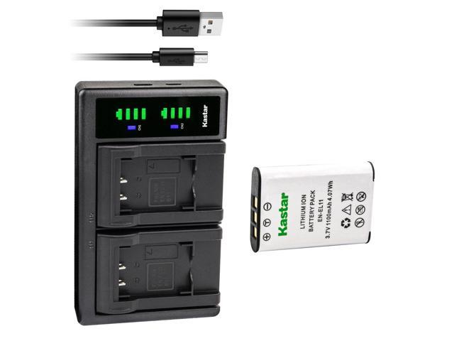 Kastar 1-Pack Battery and LTD2 USB Charger Compatible with Pentax D-LI78 Battery, Pentax D-BC78 Charger, Pentax Optio L50, Optio M50, Optio M60,...