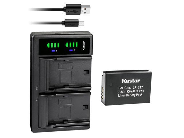 Kastar 1-Pack Battery and LTD2 USB Charger Replacement for Saramonic VmicLink5 HiFi Wireless Microphone Systems