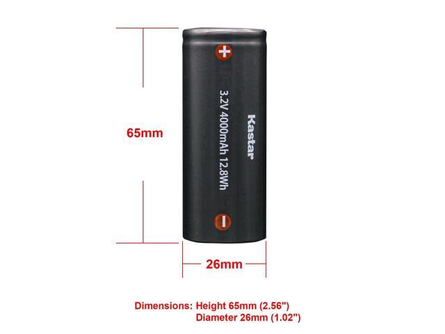 Kastar 1-Pack Battery Replacement for MagLite ML150LRS-A2165, 118-000-300 185-000-089, MagLite ML150LRS(X) Mag Charger Rechargeable LED,...