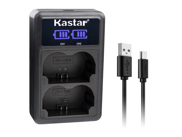 Kastar NP-W235 LED2 USB Battery Charger Compatible with Fujifilm NP-W235 NPW235, Fuji NP-W235 Rechargeable Lithium-Ion Battery, Fujifilm BC-W235...