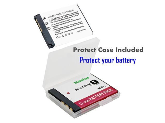 Kastar 2-Pack Battery and Quadruple Charger Compatible with Sony Cyber-shot DSC-T1, DSC-T3, DSC-T3/B, DSC-T3S, DSC-T5, DSC-T5/B, DSC-T5/N,...