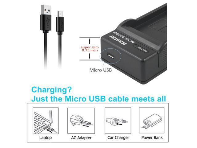 Kastar 1-Pack NP-FT1 Battery and Slim USB Charger Replacement for Sony NP-FT1 Type T Battery, BC-TR1 Charger, Cyber-shot DSC-L1 DSC-M1 DSC-M2...